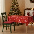 thumbnail image 5 of Christmas Tablecloth, Plastic Tablecloth, Extra Large Waterproof Disposable Table Cover With Christmas Tree Patterns, Multicolor Party Decoration For Catering And Outdoor Use, 5 of 7