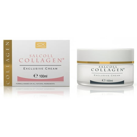 SALCOLL COLLAGEN Pure Collagen Cream - 100% Natural Anti-Aging Face Cream with Marine Collagen, Elastin & Essential Proteins - Anti-Wrinkle Cream to Repair, Restore, Rebuild & Rejuvenate Skin - 100 (Best Way To Rejuvenate Skin)