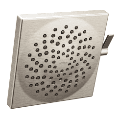 Moen S6345EP Velocity 1.75 GPM Two-Function Rain shower with Swivel Ball Assembly