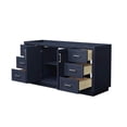 thumbnail image 2 of Wyndham Collection Miranda 66" Plywood Single Bathroom Vanity in Nickel/Blue, 2 of 4