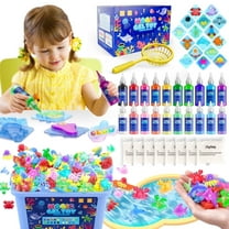 Huge Wave Kids Mould Model Toys Set, Gift for Girls Age 3 4 5 6  Years, 47PCS Model Set for Toddler Girls Christmas Birthday Gift