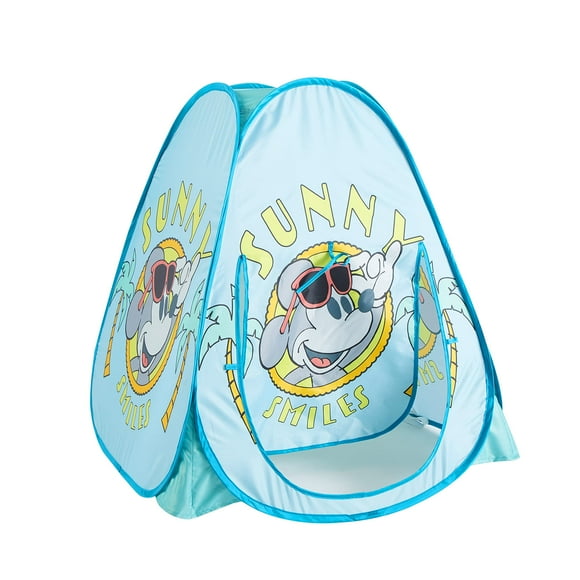 Idea Nuova Disney Mickey Mouse Tente de Jeu Pliable Intérieure Extérieure avec Protection UV pour Tout-Petits et Enfants, 28 Pouces L x 28 Pouces L x 30 Pouces H