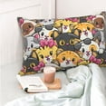 thumbnail image 6 of Disketp Pillow Covers Cute Cat Cartoon Pattern Throw Pillow Case Cushion Covers,Cushion For Bedroom,Couch,Home-16"X24", 6 of 9