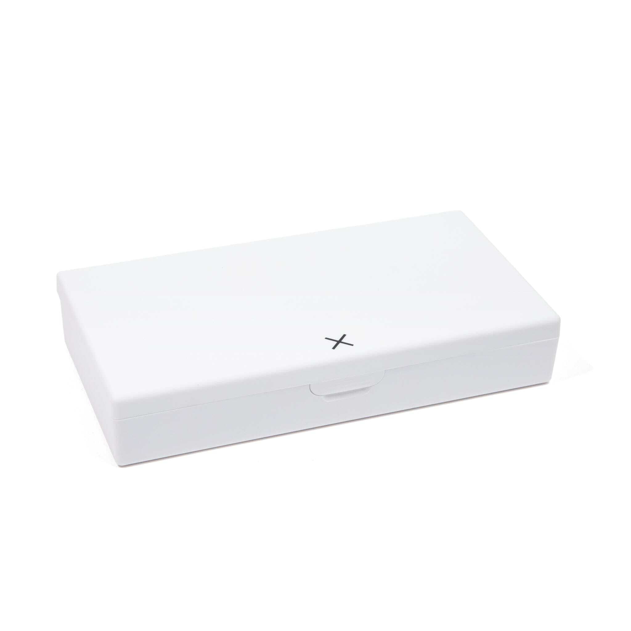 Crisp White AM/PM Pill Box
