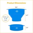 thumbnail image 3 of POPCO Silicone Microwave Popcorn Popper with Handles, 3 of 7