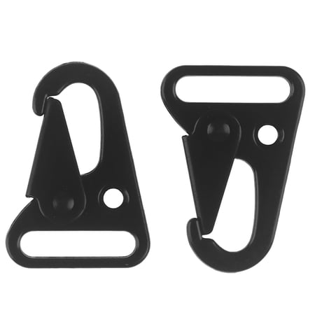 2Pcs HK Type Sling Snap Hook Clips Rifle Strap Gun Attachment Carabiner Bu.tzWA