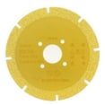 thumbnail image 2 of 100mm Diamond Cutting Grinding Disc Brazed Saw Blade Wheel for Ceramic Glass Stones, 2 of 8