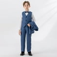 thumbnail image 6 of Boys' Suits - Boys Formal Suit Sets - 5 Piece Outfit Sets with Blazer, Vest, Bow Tie , Dress Shirt and Dress Pants Sets, 6 of 9