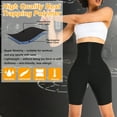 thumbnail image 5 of QRIC Sauna Sweat Shapewear Shorts Pants Thigh Workout Suit Waist Trainer Weight Loss Shaper Sweatsuit Fitness Gym Women, 5 of 6