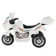 thumbnail image 3 of Ride-On Toy Trike Motorcycle by Lil Rider (White), 3 of 8