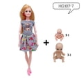 thumbnail image 3 of Muñeca Diborun embarazada de 30 cm con bebé princesa niña, 3 of 7