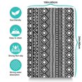 thumbnail image 5 of Boho Retro Floral Pet Feeding Mat-Abstract Art Vintage Absorbent Pet Placemat for Food and Water Bowl, with Waterproof Rubber Backing, Quick Dry Water Dispenser Mat for Dog and Cat (16"x24"), 5 of 7