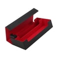 thumbnail image 3 of Card Guardian Premium Double Leather Cards Safe Accessible Box Standard Premium Strong Securely Showcase Cards Double Deck Bright Black Red, 3 of 9