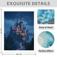 thumbnail image 3 of Diamond Art Kits for Adults - 5d Majestic Blue Castle Diamond Painting for Adults, Diamond Art for Adults Beginners, Diamond Painting Kits for Adults for Home Wall Decor, 3 of 7