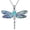 Dragonfly-Turquoise, variant on Dragonfly Necklace for Women, 925 Sterling Silver Abalone Shell Dragonfly Pendant with Heart Turquoise, Celtic Infinity Dragonflies Jewelry Gifts for Women Birthday Christmas Valentines Day