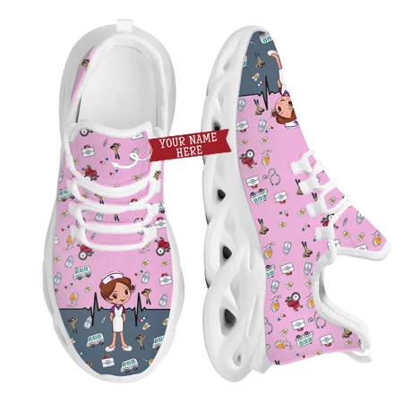 

Women s Walking Shoes Fashion Mesh Sneakers Breathe Comfortable Nursing Shoes Casual Platform Footwear Women Shoes