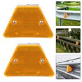 thumbnail image 3 of 2pcs Roadway Reflective Markers Roadside Guardrail Markers Traffic Delineators, 3 of 6