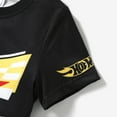 thumbnail image 5 of Hot Wheels 2pcs Kid Boys Racecar Color Block Print T-shirt with Knit Shorts Sporty Set Sizes 2-6, 5 of 7