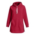 thumbnail image 5 of FUZHIQ Hoodie Dress for Women â Trendy Pullover Long Oversized Sweatshirt Dresses for Women 2026 with Pockets, Split Hem, 5 of 5