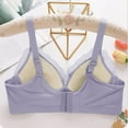 thumbnail image 3 of Womens Everyday Bras, Full Coverage Seamless Bra Push Up Non Slip Deep V Plunge Underwire Bras for Women Super Padded Add 2 Cups XS-XL, 3 of 4