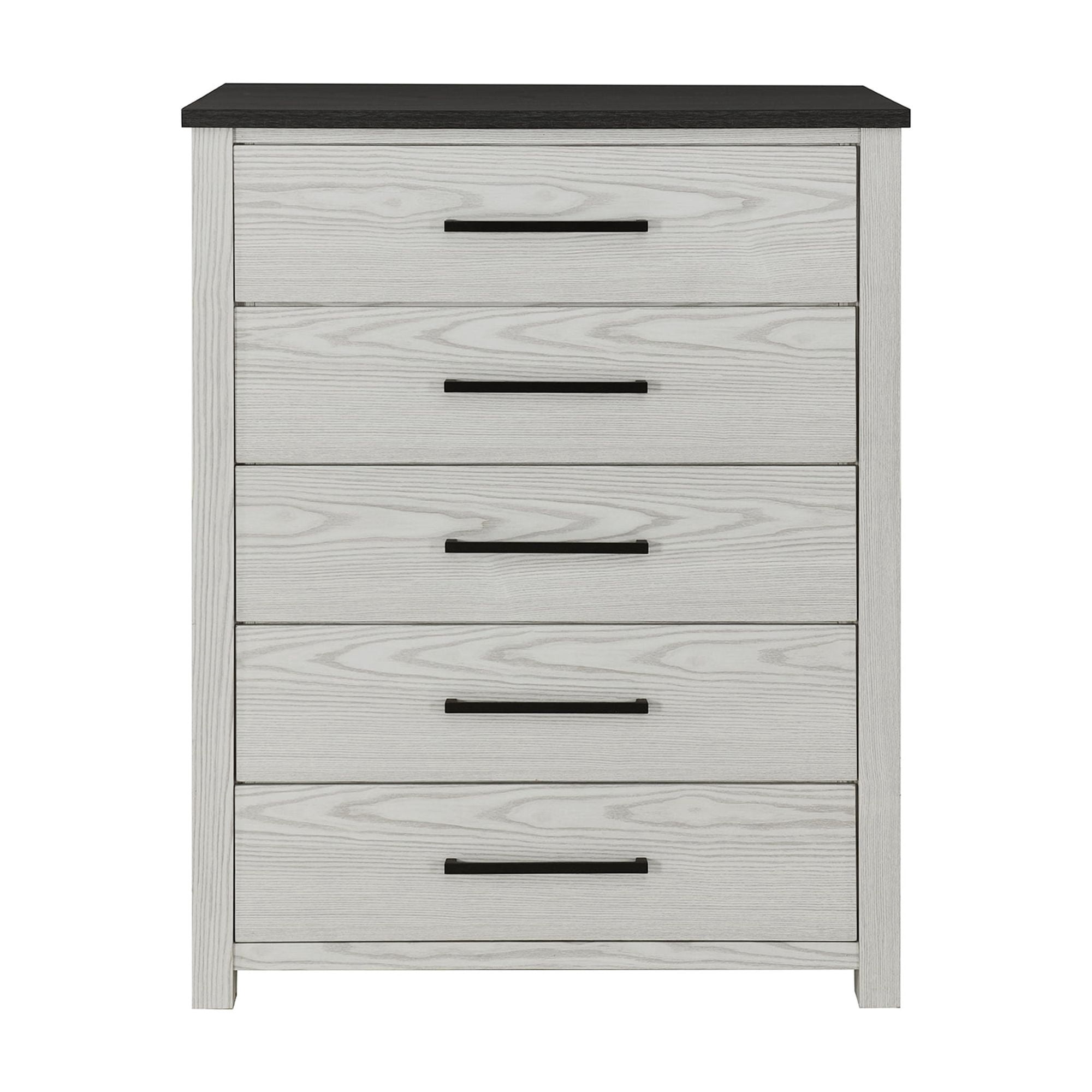 Beige Solid Wood and MDF Chest with Spacious Drawers