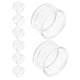 thumbnail image 4 of Juego de 8 tapas para coctelera a prueba de derrames, tapa de repuesto de plástico para vaso agitador, para tarro de cristal, té, zumo, té de burbujas, 4 of 7