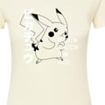 thumbnail image 3 of Pokémon - Pikachu Overlap - Juniors Fitted Graphic T-Shirt, 3 of 5