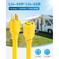 thumbnail image 7 of Kohree 30 Amp Generator Extension Cord,Heavy Duty 4 Prong RV Power Locking Cord with Cord Organizer (50 Feet), 7 of 7