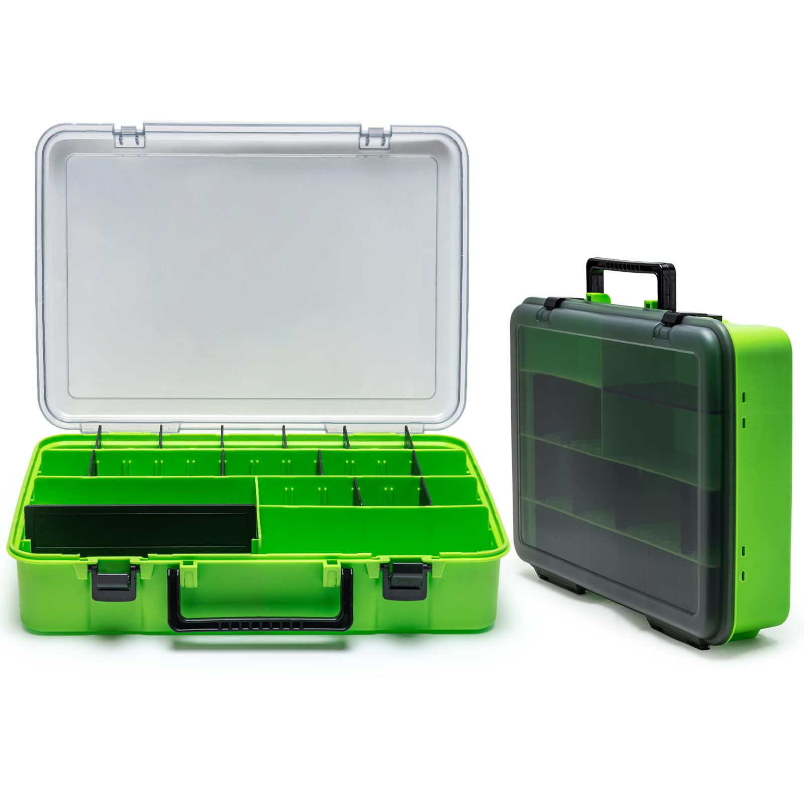 Goture Plastic Storage Organizer Box, Portable Tackle Storage