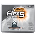 thumbnail image 1 of BIC Flex 5 Men's 5-Blade Disposable Razor, 10 Count, 1 of 10