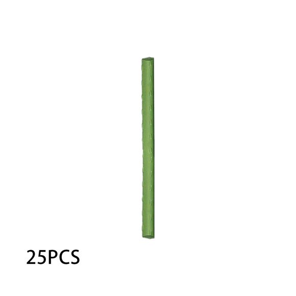 Clearance! 25 Pack Garden Stakes Plastic Coated Plant Cage Supports Climbing for Cucumber Fences 40Cm Garden Climbing Vine Poles Patio Flower Stands Outdoor Garden Plant Support Poles One Size Green