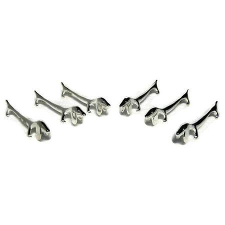 Silver Plated Table Knife - Elegance Heim Concept Silver Plated Dog Knife Rests Set of 6