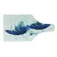 thumbnail image 2 of Blue Cutting Board, Watercolor Style Effect Floral Design Abstract Art Cornflower Illustration, Tempered Glass Cutting and Serving Board, Wine Bottle Shape, Pale Blue and Blue, by Ambesonne, 2 of 5