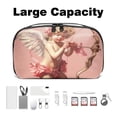 thumbnail image 3 of Cupid Travel Case Storage Box Charger Case Organizer Cord Storage Organizer Box - Oxford Fabric Waterproof Electronic Digital Accessories Organizer Case, 5.9x9.44x3.14 in, 3 of 6