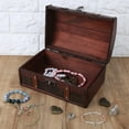 thumbnail image 3 of Antique Storage Box, Collection Supplies Craft Collection Box, For Anniversary Gift Earring Props Thanksgiving Gift Without Lock, 3 of 8