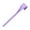 Purple, variant on Joernso Straw Detachable Multifunctional Silicone One Click Open Straw for Household