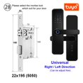 thumbnail image 2 of Biometric Fingerprint Security Intelligent Tuya Smart Password Electronic Door Lock To Open The Door Remotely ,Smart and Convenient, 2 of 7