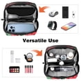 thumbnail image 6 of Watermelon Electronic Organizer Travel Case, Waterproof Oxford Cloth Storage Pouch Bag, Box with Cord Organizer Storage for Computer Cable Organizer, 5.9x9.44x3.14 in., 6 of 6