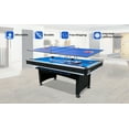 thumbnail image 4 of RACK Scorpius 7-Foot Multi Game Billiard/Pool with Table Tennis (Blue Felt with Black Body), 4 of 5