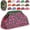 Green Pink, variant on New Mahjong Tile Bag Woven Clutch Purses for Women Woven Striped Dumpling Bag Summer Beach Evening Handbag for Mahjong Tile Vacation Supplies