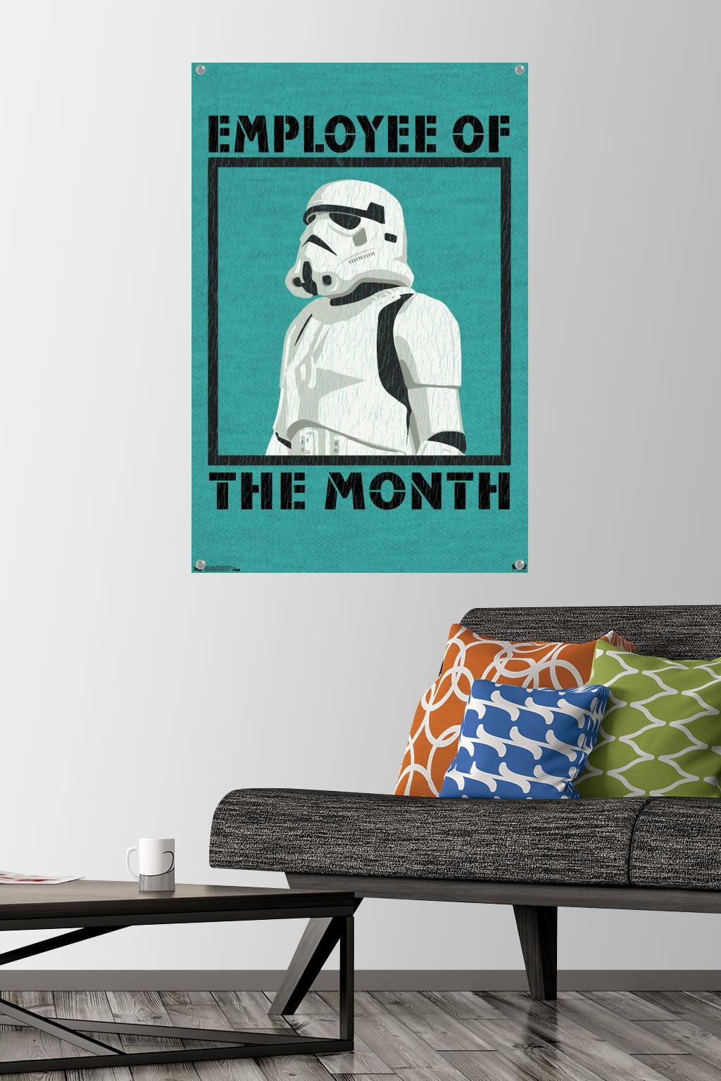 Star Wars: Saga - Employee Of The Month Wall Poster with Push Pins, 22.375" x 34"