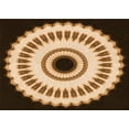 thumbnail image 1 of Ahgly Company Machine Washable Indoor Rectangle Transitional Night Red Area Rugs, 7' x 10', 1 of 7
