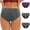 Purple, variant on uublik Value 3-Pack, Panties for Women Protective Menstrual Postpartum Leakproof Panties Period Underwear for Women Plus Size Black