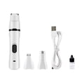 thumbnail image 1 of 3 In 1 Multifunction Electric Dog Nail Clipper Kit, Rechargeable Portable Low Noise Pet Nail Clipper, Painless Paws, Grooming, Trimming For Small, Med, 1 of 5