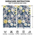 thumbnail image 2 of Farmhouse Floral Curtains 2 Panels, Blackout Window Drapes 52Wx84L, Rod Pocket Style for Living Room and Bedroom, Easy to Install, 2 of 2