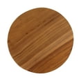 thumbnail image 2 of East at Main Maeve Handcrafted Teak Open Slat Solid Wood Round Rustic Drum Accent Table, Natural Brown, 2 of 7
