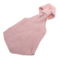 thumbnail image 4 of Top corto rosa sin mangas con cuello halter para mujer, ideal para otoño e invierno, con capas y espalda descubierta, ideal para uso diario y fiestas, 4 of 7