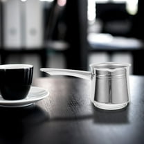 Raindrops Coffee Pot Portable Coffee Kettle Coffee Pot Stainless Steel Espresso Pot Turkish Coffee Pot for Camping and Household Use (720ml)