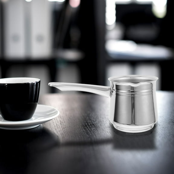 Raindrops Coffee Pot Portable Coffee Kettle Coffee Pot Stainless Steel Espresso Pot Turkish Coffee Pot for Camping and Household Use (720ml)