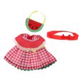 thumbnail image 2 of Dulce Traje con Banda de Pelo Bolsa para 25 cm Muñeca Color Sunnimix Traje de falda de muñeca, 2 of 8